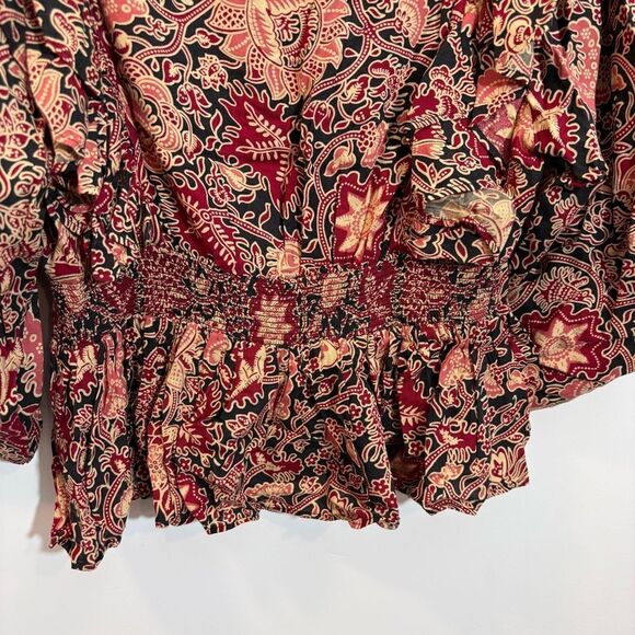 House of Harlow 1960 Jaipur Printed Blouse NEW with tags size medium - Picture 11 of 16